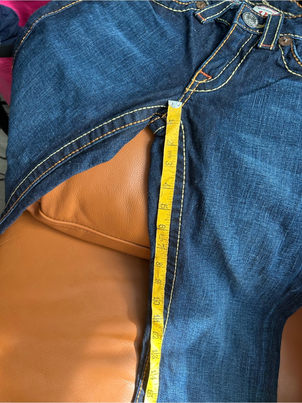 True Religion Dark Blue Flare Jeans - Picture 5 of 8